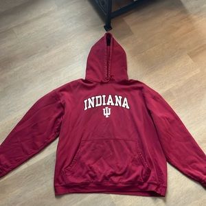Indiana University Vintage 2XL Red Hoodie